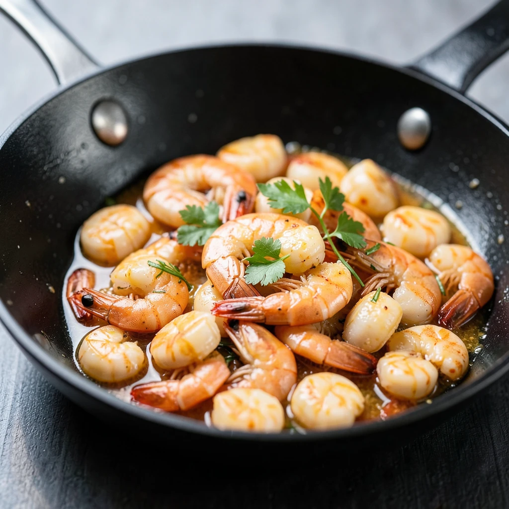 Garnelen Kerntemperatur & Zubereitung (Meeresfrüchte)