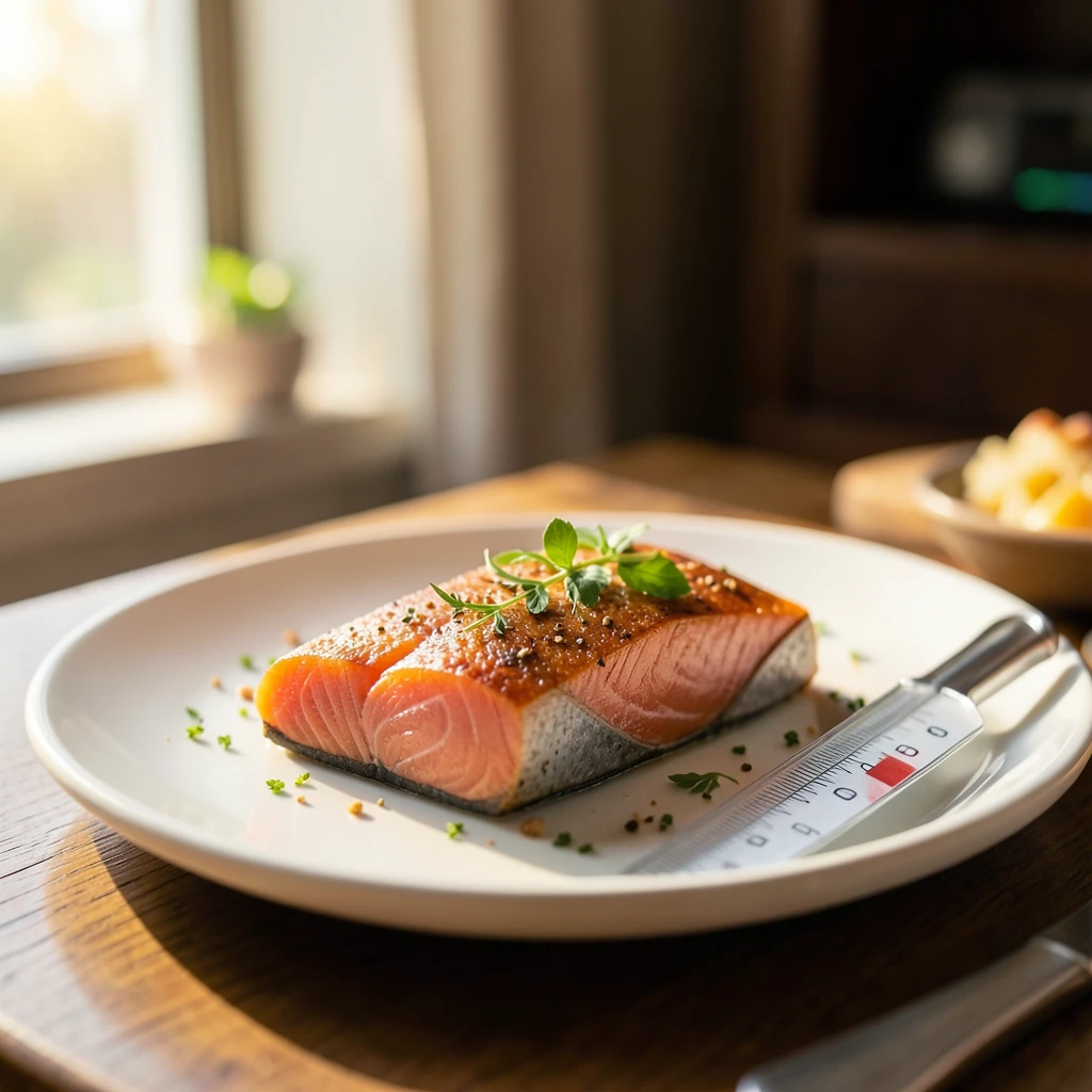 Lachs (Glasig) Kerntemperatur & Zubereitung (Fisch)
