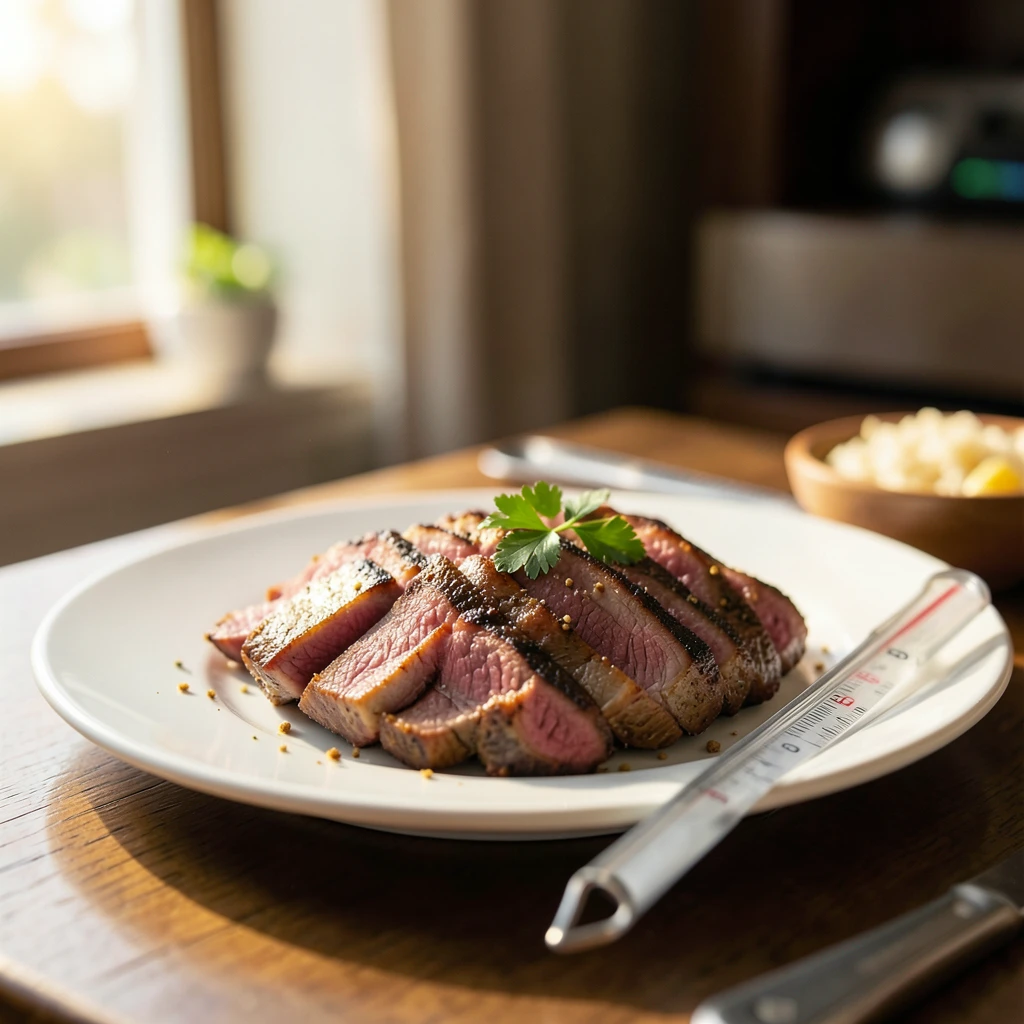 Pastrami Kerntemperatur & Zubereitung (Aufschnitt)