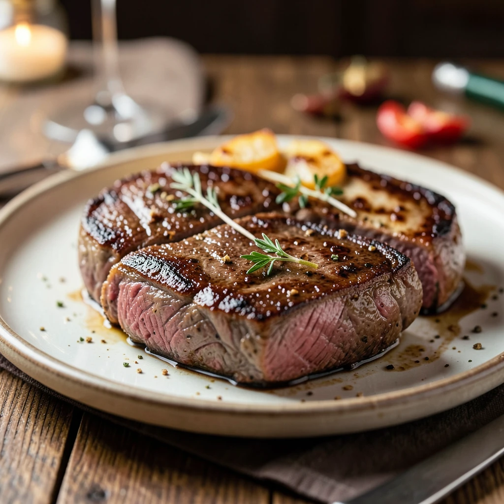 Rinderfilet (Medium) Kerntemperatur & Zubereitung (Rind)