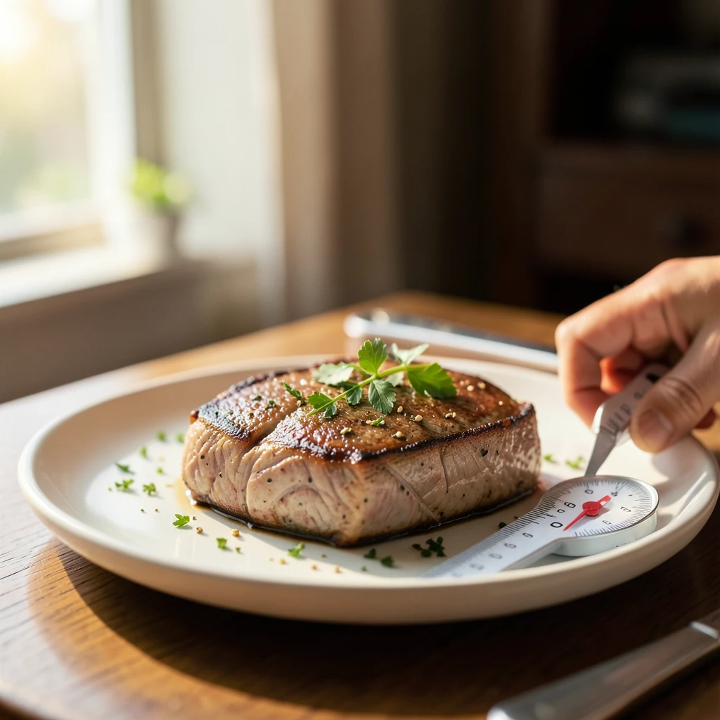 Thunfischsteak Kerntemperatur & Zubereitung (Fisch)