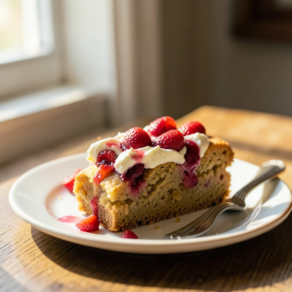 Saftiger Fantakuchen mit Schmand & Pfirsichen