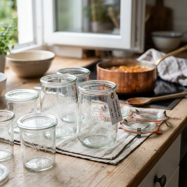 Rezeptbild für Gläser richtig sterilisieren: So bleibt Marmelade ewig haltbar