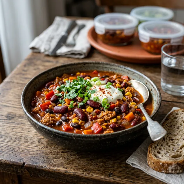 Rezeptbild für Chili sin Carne (Vegan)