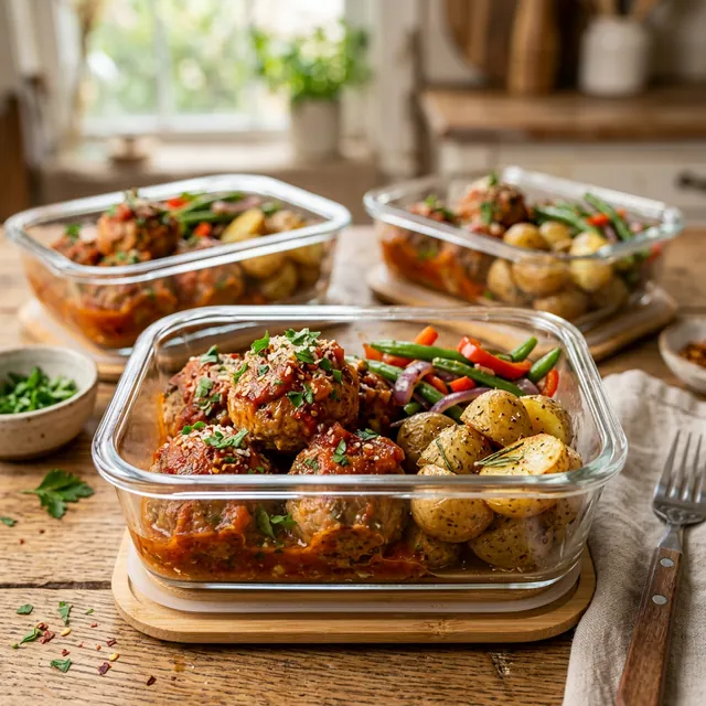 Rezeptbild für Hackbällchen in Tomatensauce