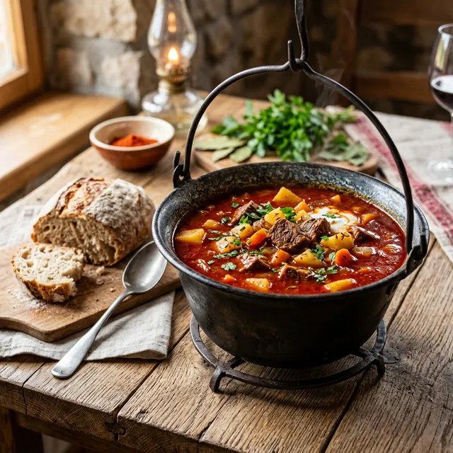 Gulaschsuppe (Ungarisch): Rezept & Anleitung – Suppen & Eintöpfe