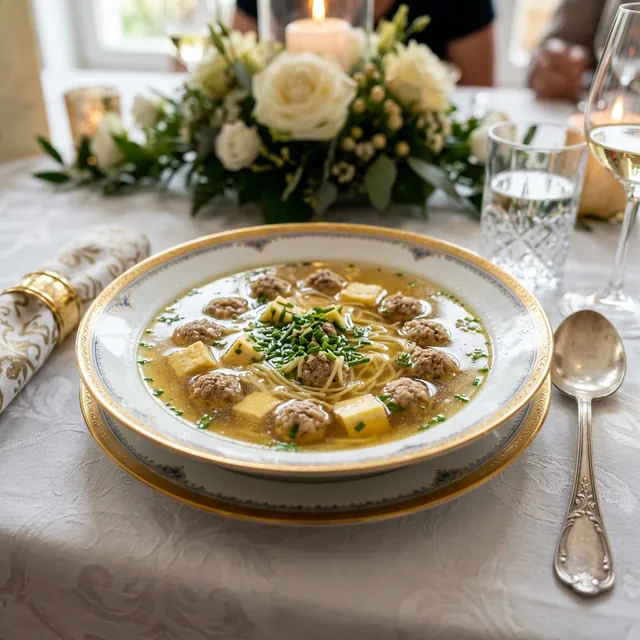 Hochzeitssuppe (Festlich): Rezept & Anleitung – Suppen & Eintöpfe