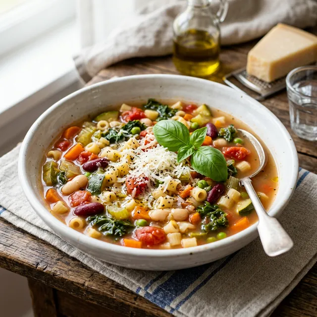 Minestrone (Italienisch): Rezept & Anleitung – Suppen & Eintöpfe