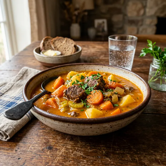 Möhreneintopf mit Rindfleisch: Rezept & Anleitung – Suppen & Eintöpfe