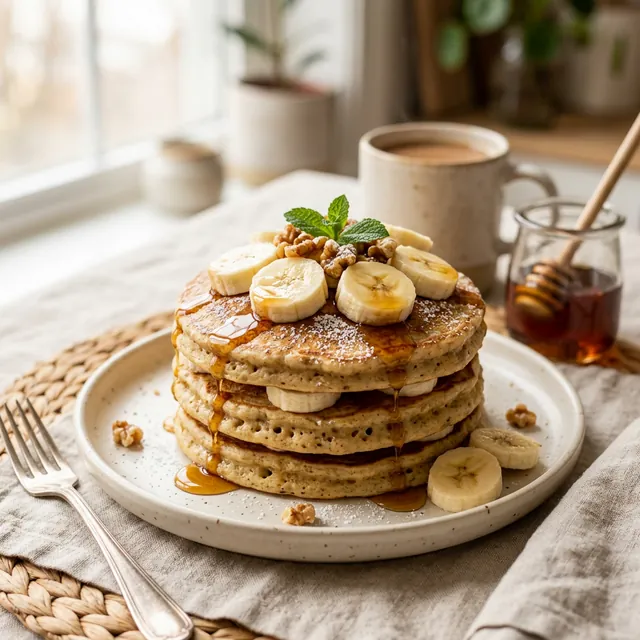 Vegane Pancakes (Banana Pancakes) – Vegan & Vegetarisch