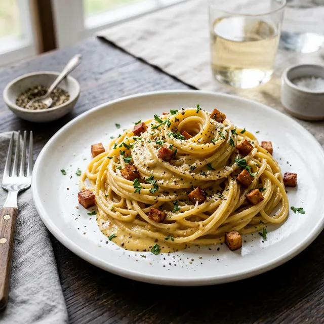 Vegane Carbonara – Vegan & Vegetarisch