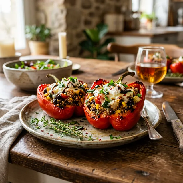 Gefüllte Paprika (Vegan) – Vegan & Vegetarisch