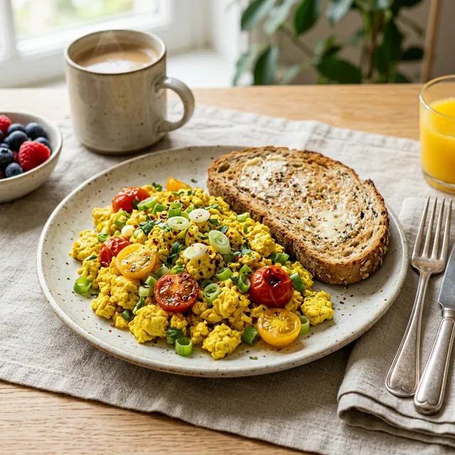 Tofu-Rührei (Scrambled Tofu) – Vegan & Vegetarisch